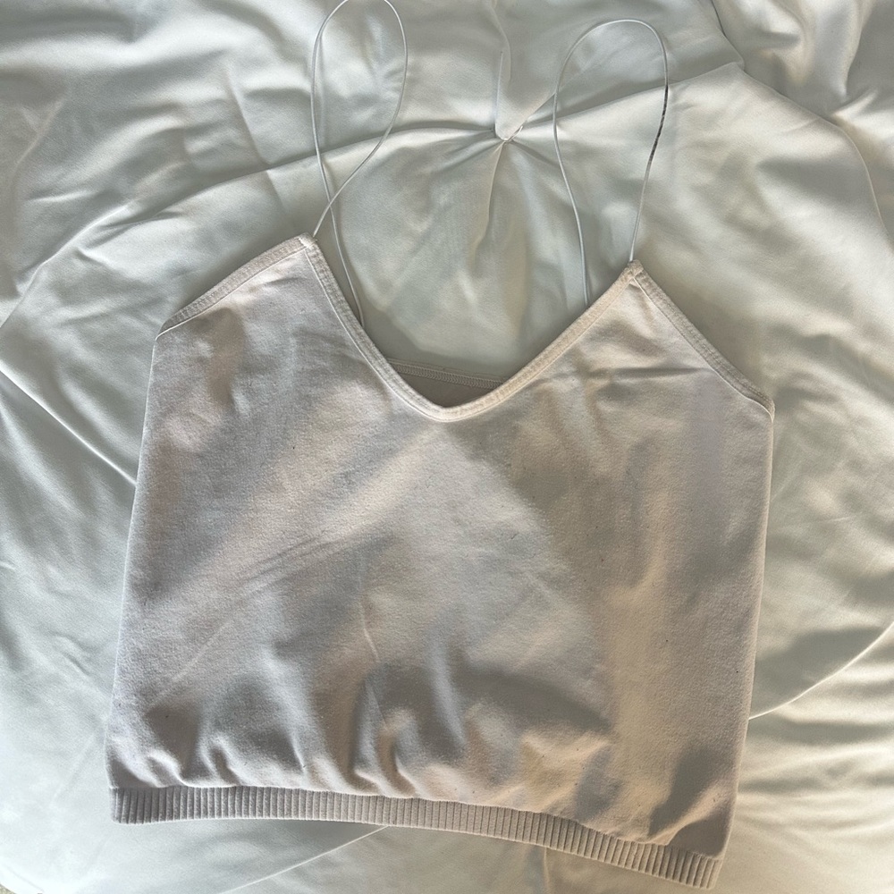 Free People White Tank Top